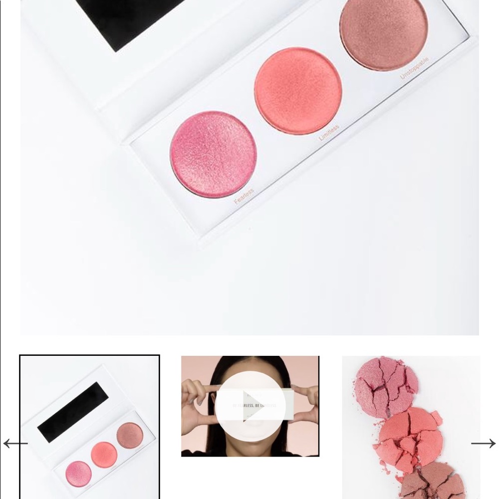 NEW  blush palette by REAL HER